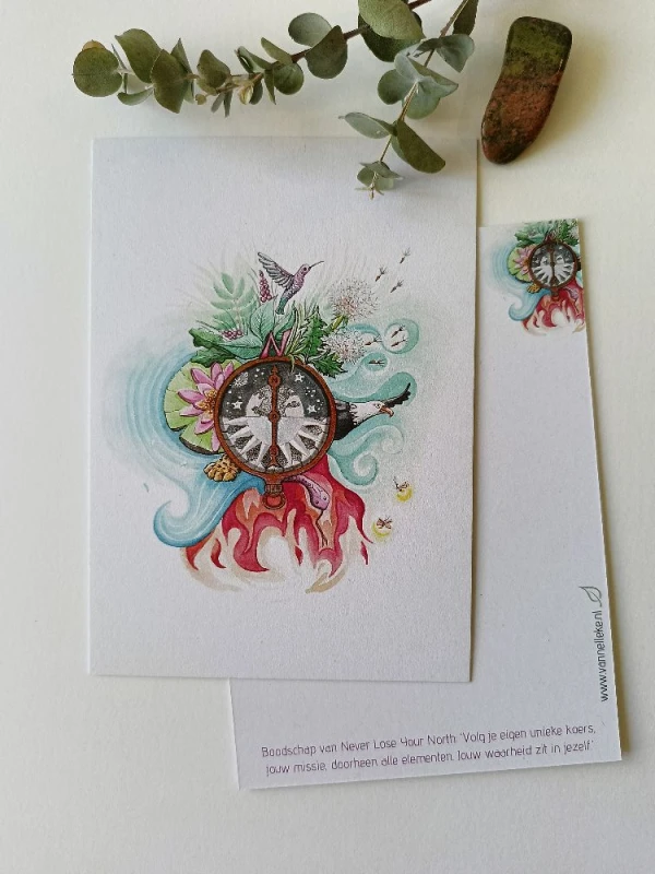 Kaart Never lose your North 